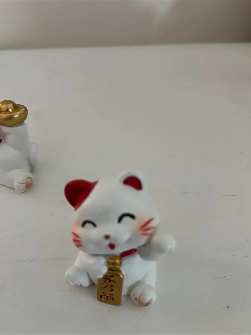 4 Good Luck Japanese Kittys  Neko Maneki with good luck symbols